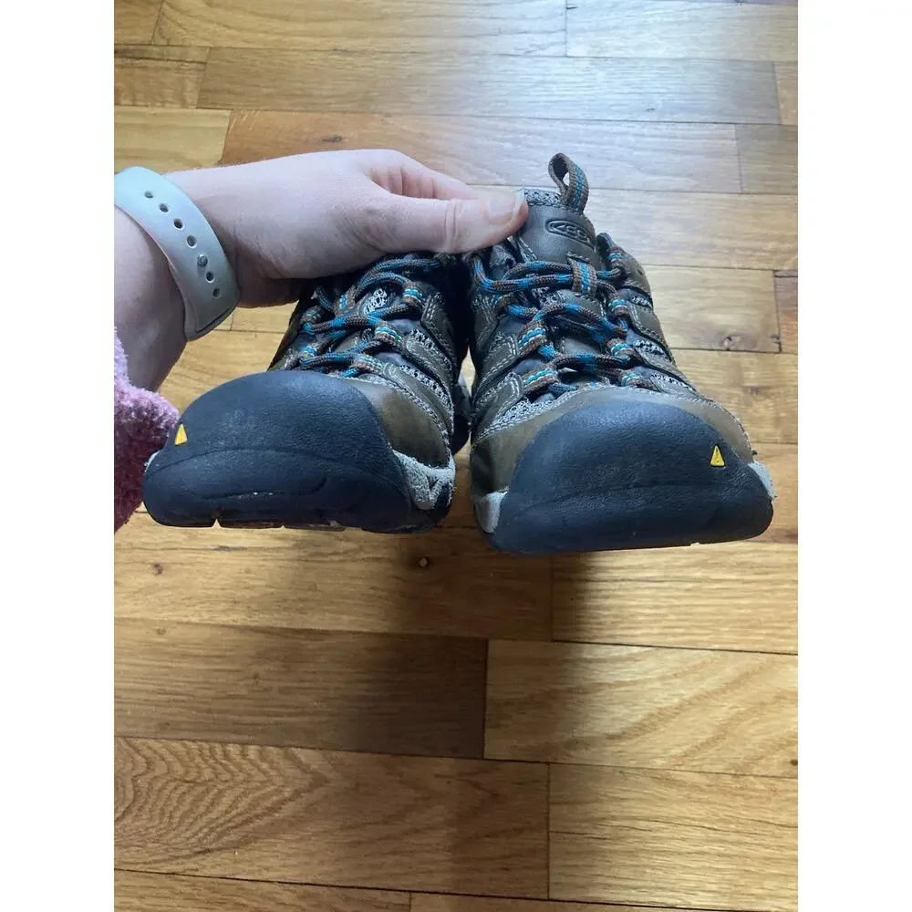 KEEN Koven Womens Trail Hiking Shoes Size 6 Brown Leather Gorpcore Utility